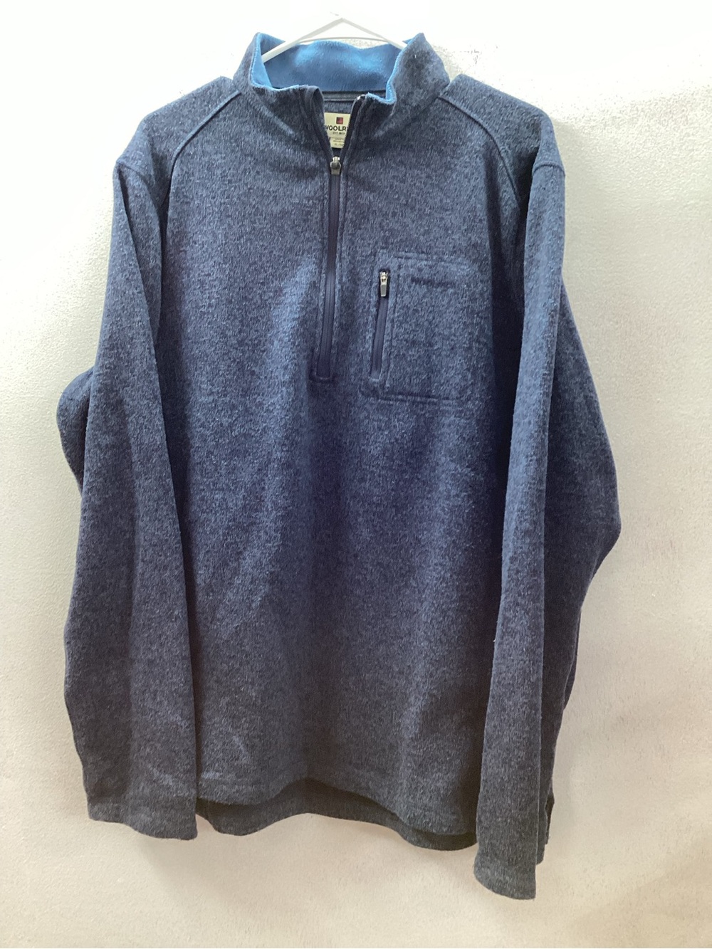 Woolrich Men's Zip-Up Sweater - Navy Blue
